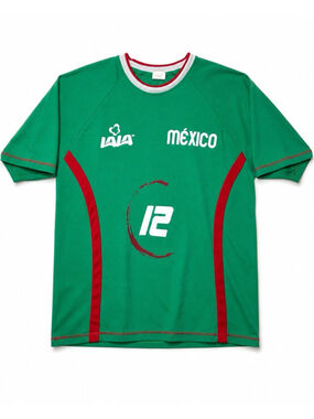 Lala Mexicana Mexico Soccer Jersey #12 Men’s Size XL Autographed Graphic On Back